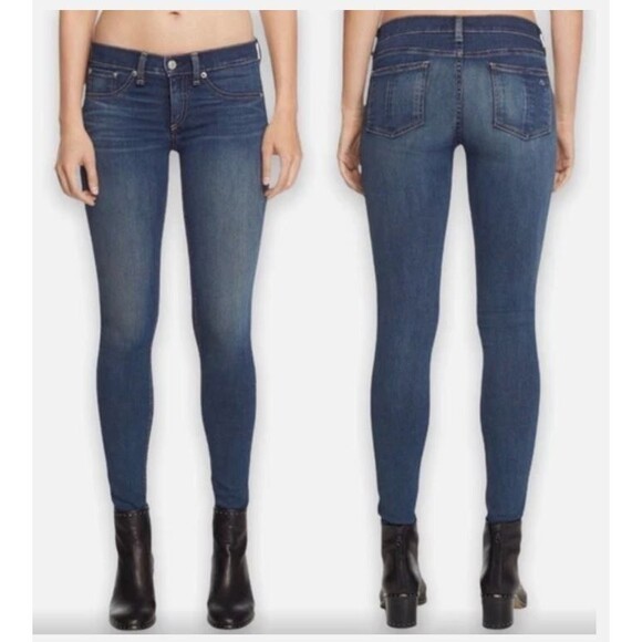 rag & bone Denim - Rag And Bone Dark Wash Womens Size 28 Skinny Jeans W1502K089JOS EUC